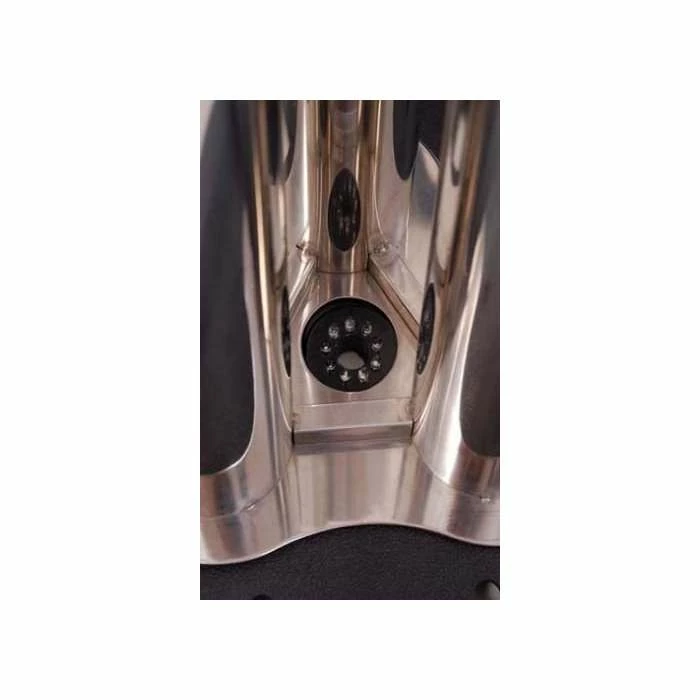 H135cm 3-Tier Tube Stainless Steel Water Feature with Lights | Indoor/Outdoor Use by Ambienté - Image 6