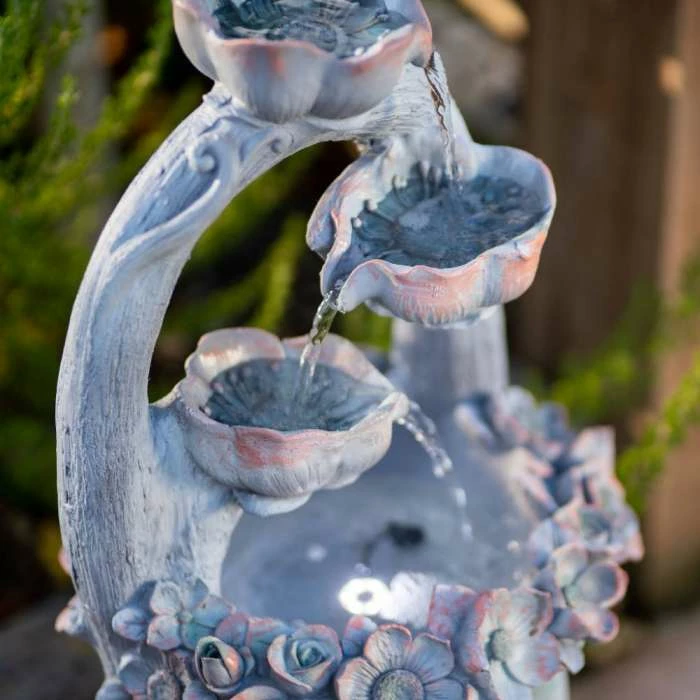 80cm Freyja Tiered Cascading Water Feature By Ambienté - Image 7