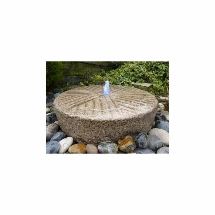 Old Mill Stone Fountain Water Feature