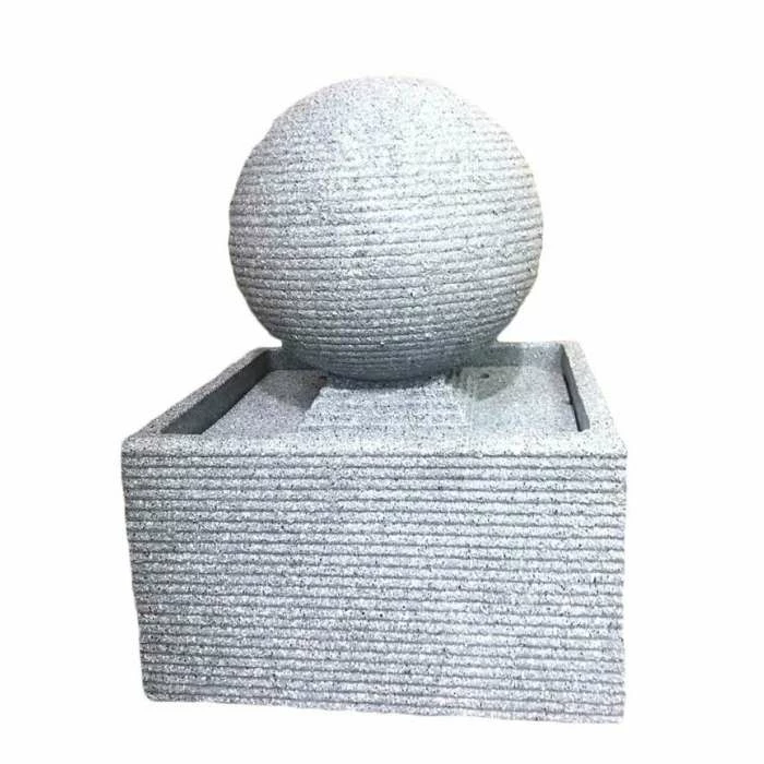 50cm Zen Rippling Sphere Water Feature - Image 3