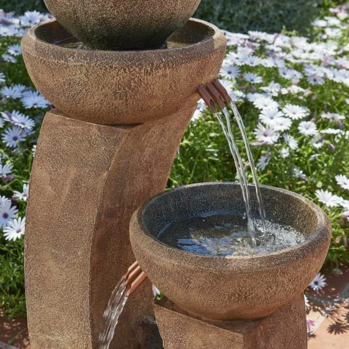 H109cm Friendship Fountain Water Feature with Lights | Indoor/Outdoor Use by Ambienté - Image 7