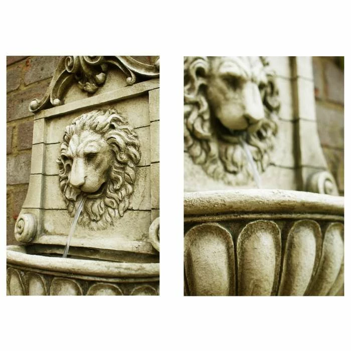 H50cm King Lion Head Wall Fountain - For Indoor/Outdoor Use by Ambienté - Image 5