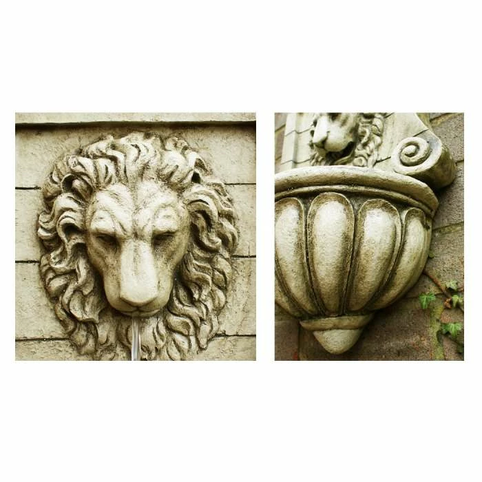 H50cm King Lion Head Wall Fountain - For Indoor/Outdoor Use by Ambienté - Image 6