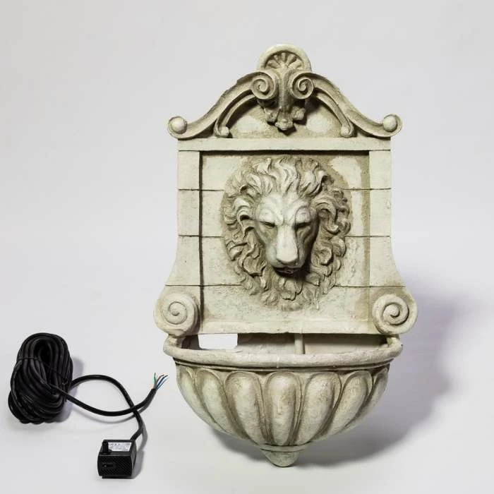 H50cm King Lion Head Wall Fountain - For Indoor/Outdoor Use by Ambienté - Image 8