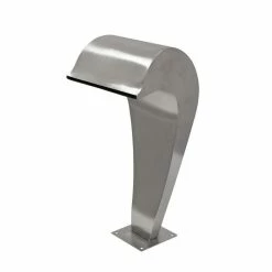 Dolphin Falls Free Standing Stainless Steel Water Feature Without Reservoir by Ambienté™