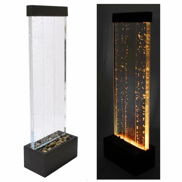 H123cm Bubble Water Wall with Colour-Changing LEDs | Indoor Use - by Fluid - Image 3