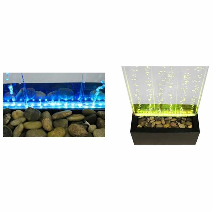 H123cm Bubble Water Wall with Colour-Changing LEDs | Indoor Use - by Fluid - Image 4