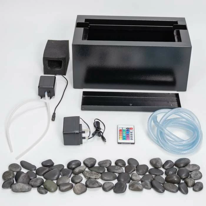 H123cm Bubble Water Wall with Colour-Changing LEDs | Indoor Use - by Fluid - Image 8