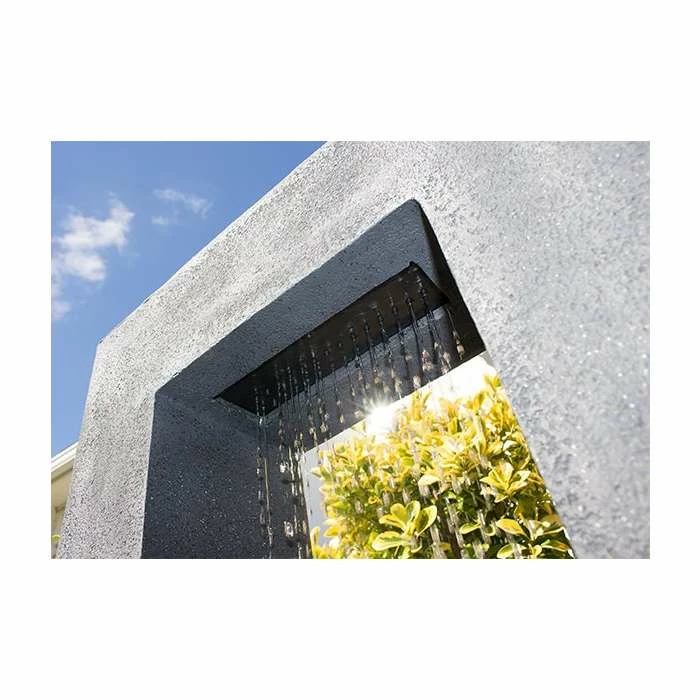 H56cm Rain Effect Water Feature with Planter | Indoor/Outdoor Use by Ambienté - Image 7