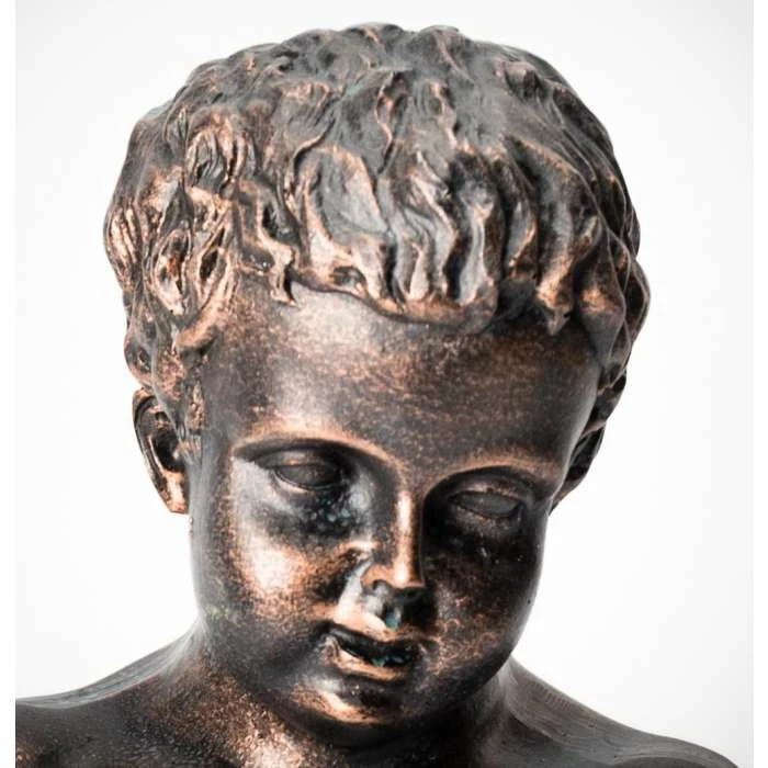 H40cm Brussels Boy Pond Spitter Fountain by Ambienté - Image 2