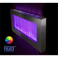 H55cm Bubble Hanging Landscape Water Wall with Colour-Changing LEDs | Indoor Use by Ambienté