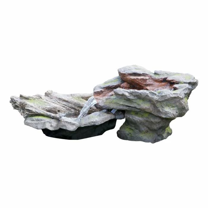H70cm Utsuri Falls Stone River Water Feature with Pond by Ambienté - Image 6