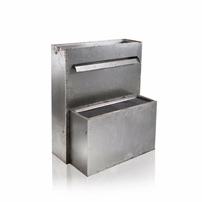 H89cm Langley Corten Steel Waterfall Cascade Planter with Lights by Ambienté - Image 5