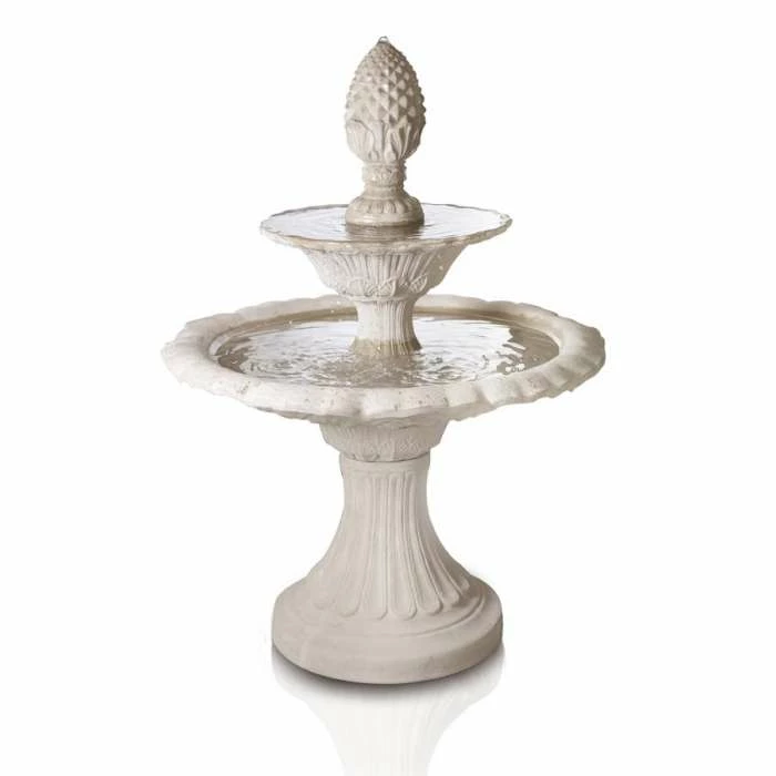 H151cm Lorenzo 2-Tier Concrete Water Feature