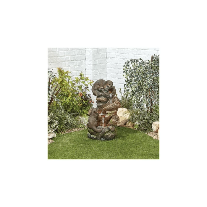 H77cm Otter Pools Water Feature with Lights - Image 2
